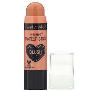 Wet n Wild, MegaGlo Makeup Stick, Blush, Hustle & Glow, 0.21 oz (6 g) - HealthCentralUSA