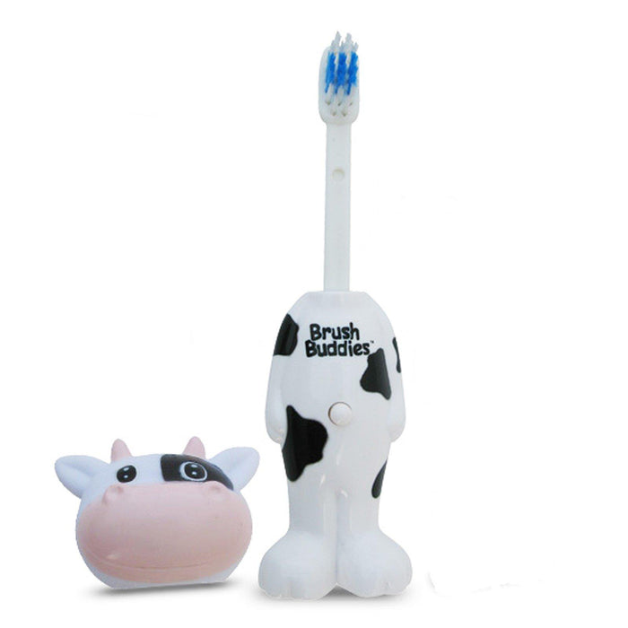 Brush Buddies, Poppin', Milky Wayne Cow, Soft, 1 Toothbrush - HealthCentralUSA