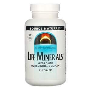 Source Naturals, Life Minerals, No Iron, 120 Tablets - HealthCentralUSA