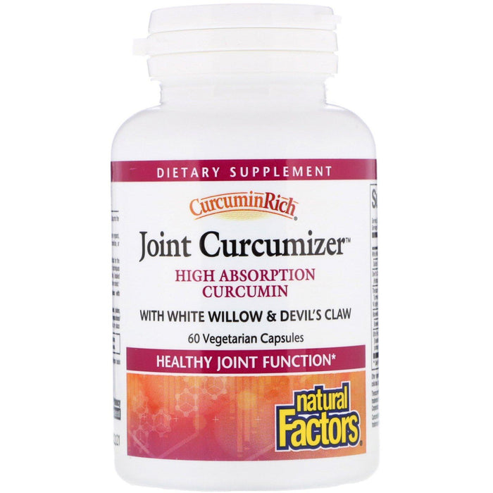 Natural Factors, CurcuminRich, Joint Curcumizer, 60 Vegetarian Capsules - HealthCentralUSA