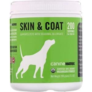 Canine Matrix, Skin & Coat, Mushroom Powder, 7.1 oz (200 g) - HealthCentralUSA