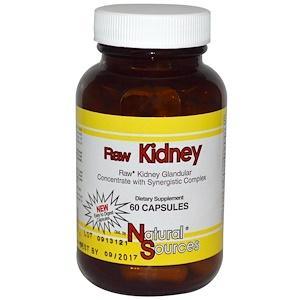 Natural Sources, Raw Kidney, 60 Capsules - HealthCentralUSA