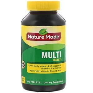 Nature Made, Multi, Daily, 300 Tablets - HealthCentralUSA