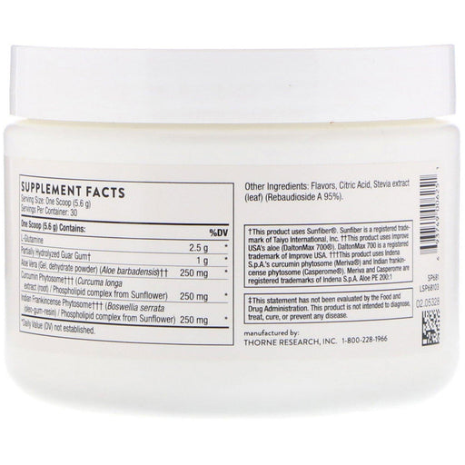 Thorne Research, EnteroMend, Orange Vanilla Flavored, 5.9 oz (168 g) - HealthCentralUSA