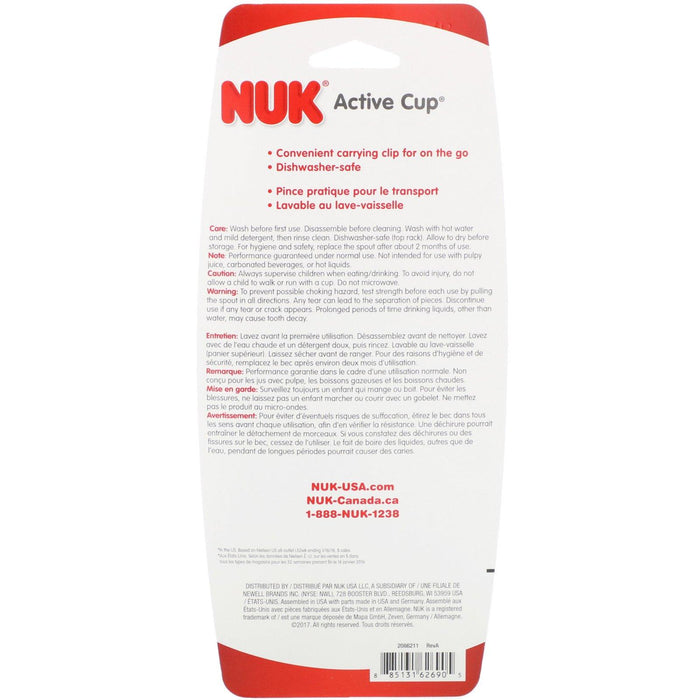 NUK, Active Cup, 12+ Months, 1 Cup, 10 oz (300 ml) - HealthCentralUSA