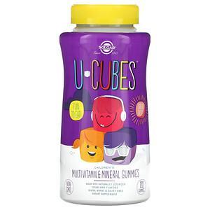 Solgar, U-Cubes, Children's Multi-Vitamin & Mineral Gummies, Cherry & Orange, 120 Gummies - HealthCentralUSA