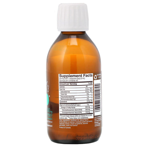 Ascenta, NutraVege, Omega-3 Plant, Strawberry Orange Flavored, 500 mg, 6.8 fl oz (200 ml) - HealthCentralUSA