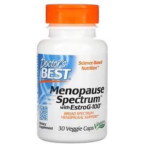 Doctor's Best, Menopause Spectrum with EstroG-100, 30 Veggie Caps - HealthCentralUSA