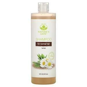 Nature's Gate, Herbal Shampoo for Normal Hair, 16 fl oz (473 ml) - HealthCentralUSA