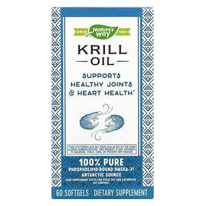 Nature's Way, Krill Oil, 60 Softgels - HealthCentralUSA