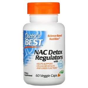 Doctor's Best, NAC Detox Regulators, 60 Veggie Caps - HealthCentralUSA