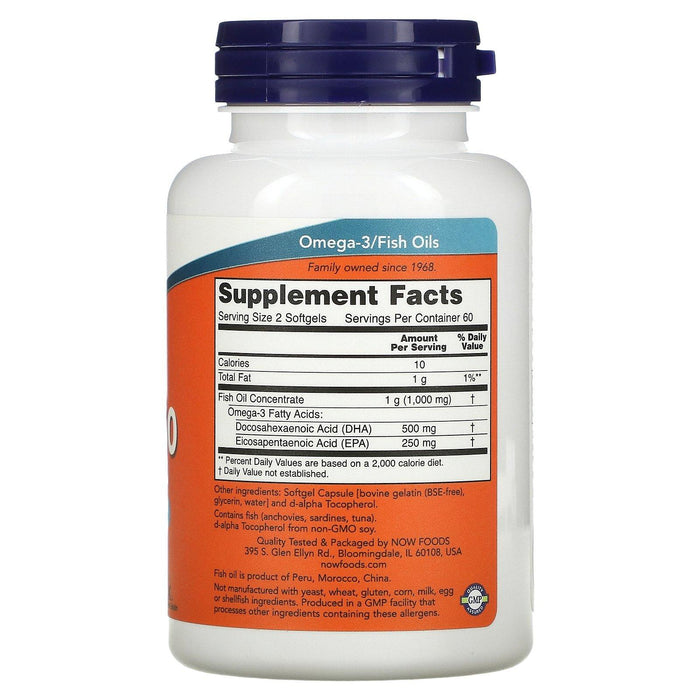Now Foods, DHA-250, 120 Softgels - HealthCentralUSA