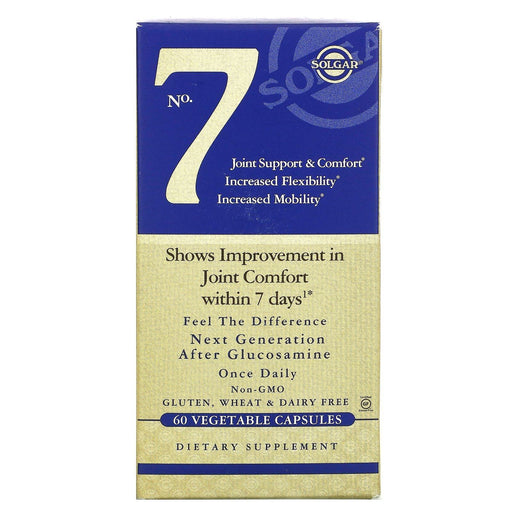 Solgar, No.7, Joint Support & Comfort, 60 Vegetable Capsules - HealthCentralUSA