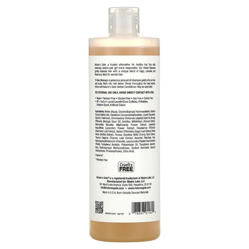 Nature's Gate, Herbal Shampoo for Normal Hair, 16 fl oz (473 ml) - HealthCentralUSA