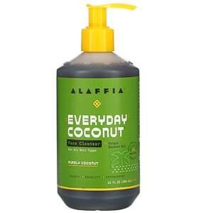 Alaffia, Everyday Coconut, Face Cleanser, 12 fl oz (354 ml) - HealthCentralUSA