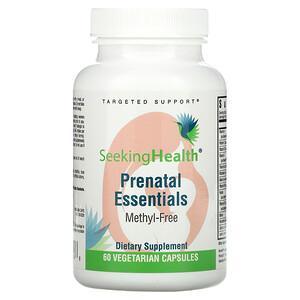 Seeking Health, Prenatal Essentials, Methyl-Free, 60 Vegetarian Capsules - HealthCentralUSA