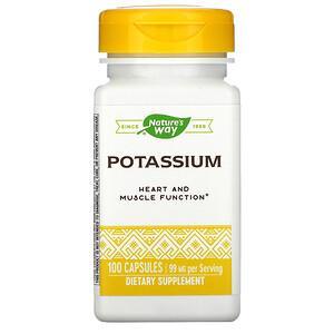 Nature's Way, Potassium, 99 mg, 100 Capsules - HealthCentralUSA