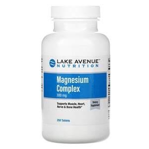 Lake Avenue Nutrition, Magnesium Complex, 300 mg, 250 Tablets - HealthCentralUSA
