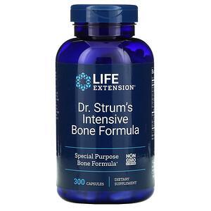 Life Extension, Dr. Strum's Intensive Bone Formula, 300 Capsules - HealthCentralUSA