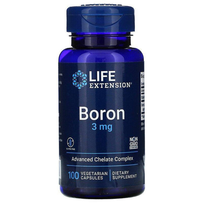 Life Extension, Boron, 3 mg, 100 Vegetarian Capsules - HealthCentralUSA
