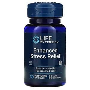 Life Extension, Enhanced Stress Relief, 30 Vegetarian Capsules - HealthCentralUSA