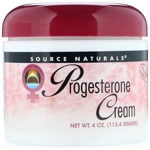 Source Naturals, Progesterone Cream, 4 oz (113.4 g) - HealthCentralUSA