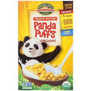 Nature's Path, EnviroKidz, Organic Peanut Butter Panda Puffs, 10.6 oz (300 g) - HealthCentralUSA