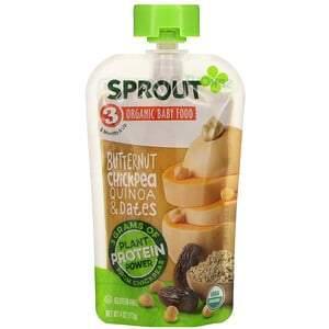 Sprout Organic, Baby Food, 8 Months & Up, Butternut Chickpea, Quinoa & Dates, 4 oz (113 g) - HealthCentralUSA
