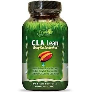 Irwin Naturals, C.L.A. Lean, Body Fat Reduction, 80 Liquid Soft-Gels - HealthCentralUSA