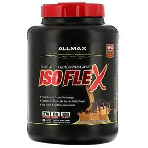 ALLMAX Nutrition, Isoflex, Pure Whey Protein Isolate (WPI Ion-Charged Particle Filtration), Chocolate Peanut Butter, 5 lbs (2.27 kg) - HealthCentralUSA