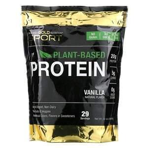 California Gold Nutrition, Vanilla Flavor Plant-Based Protein, Vegan, Easy to Digest, 2 lb (907 g) - HealthCentralUSA