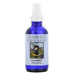 Starwest Botanicals, Flower Waters, Lavender, 4 fl oz (118 ml) - HealthCentralUSA