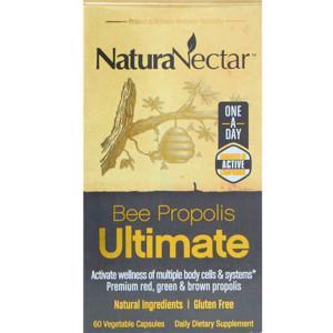 NaturaNectar, Bee Propolis Ultimate, 60 Vegetable Capsules - HealthCentralUSA