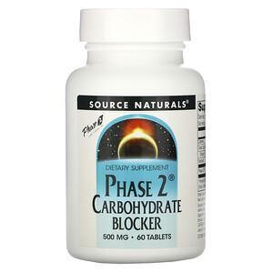 Source Naturals, Phase 2 Carbohydrate Blocker, 500 mg, 60 Tablets - HealthCentralUSA