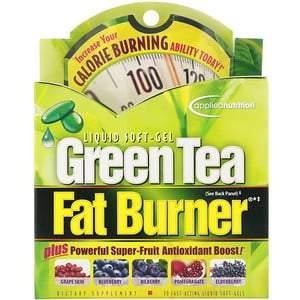 Green Tea Fat Burner, 30 Fast-Acting Liquid Soft-Gels - HealthCentralUSA