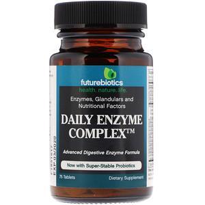 FutureBiotics, Daily Enzyme Complex, 75 Tablets - HealthCentralUSA
