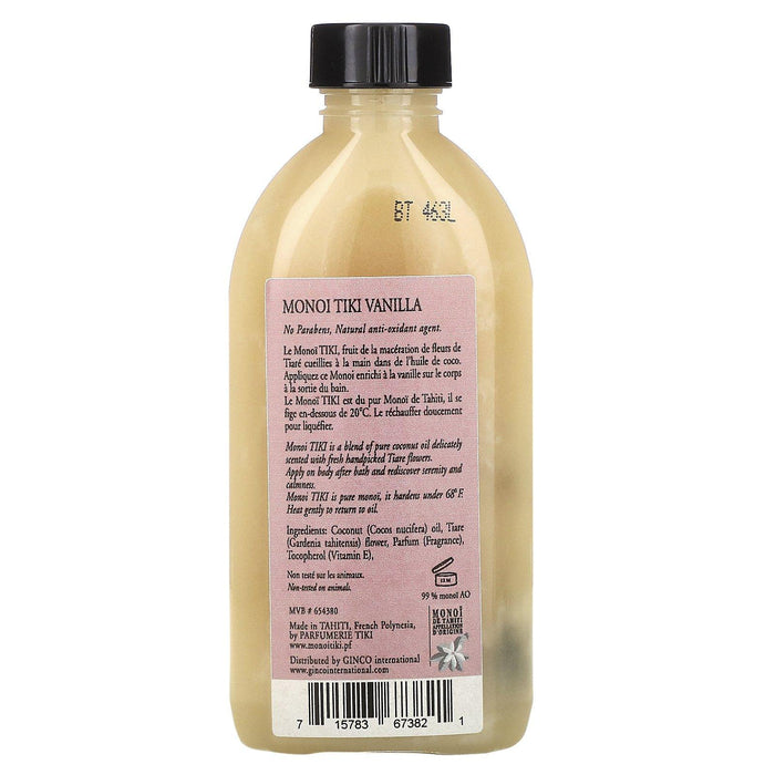 Monoi Tiare Tahiti, Coconut Oil, Vanilla, 4 fl oz (120 ml) - HealthCentralUSA