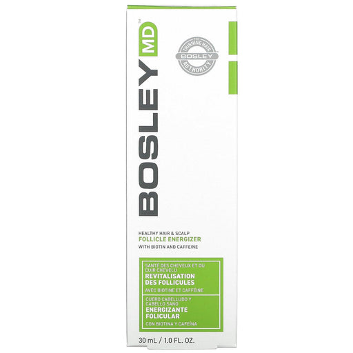 Bosley, Healthy Hair & Scalp, Follicle Energizer with Biotin and Caffeine, 1 fl oz (30 ml) - HealthCentralUSA