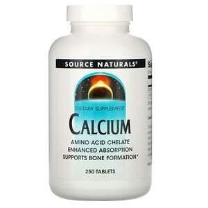 Source Naturals, Calcium, 250 Tablets - HealthCentralUSA