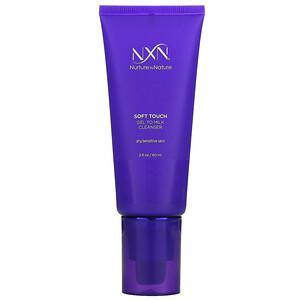 NXN, Nurture by Nature, Soft Touch, Gel-To-Milk Cleanser, 2 fl oz (60 ml) - HealthCentralUSA