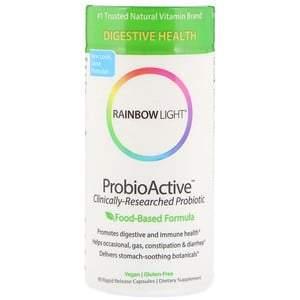 Rainbow Light, ProbioActive, Food-Based Formula, 90 Rapid Release Capsules - HealthCentralUSA