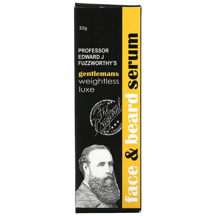 Professor Fuzzworthy's, Gentlemans Weightless Luxe, Face & Beard Serum, 30 g - HealthCentralUSA