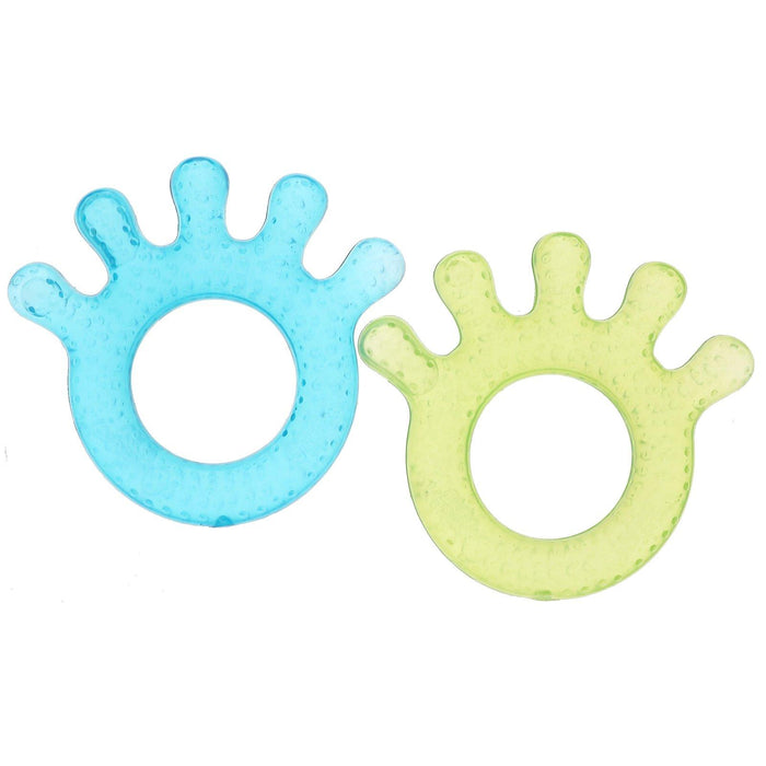 Green Sprouts, Cooling Teether, 3+ Months, Blue, 2 Pack - HealthCentralUSA