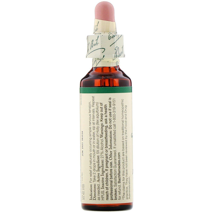 Bach, Original Flower Remedies, Holly, 0.7 fl oz (20 ml) - HealthCentralUSA