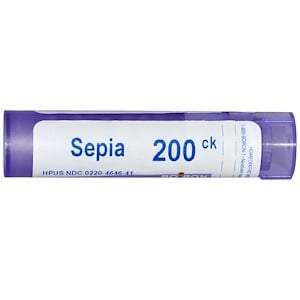 Boiron, Single Remedies, Sepia, 200CK, Approx 80 Pellets - HealthCentralUSA