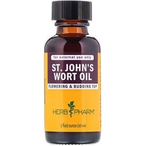 Herb Pharm, St. John's Wort Oil, 1 fl oz (30 ml) - HealthCentralUSA