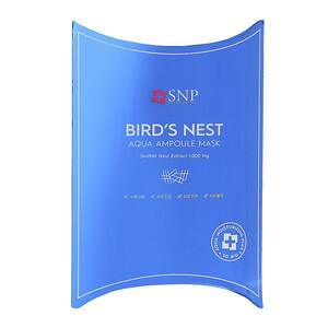 SNP, Bird's Nest Aqua Ampoule Beauty Mask, 10 Sheets, 0.84 fl oz (25 ml) Each - HealthCentralUSA