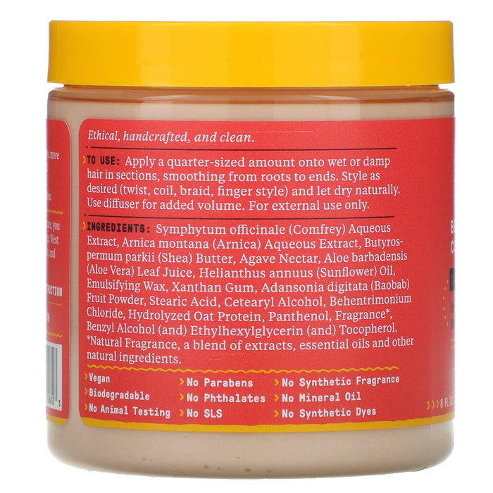 Alaffia, Beautiful Curls, Curl Activating Cream, Curly to Kinky, Unrefined Shea Butter, 8 fl oz (235 ml) - HealthCentralUSA