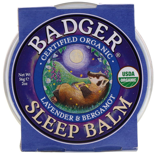 Badger Company, Organic Sleep Balm, Lavender & Bergamot, 2 oz (56 g) - HealthCentralUSA