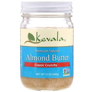 Kevala, Almond Butter, Classic Crunchy, 12 oz (340 g) - HealthCentralUSA